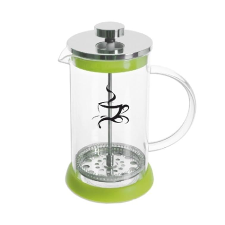 Kaffeezubereiter Kaffeepresse 600ml 0,6 L grün French Press Teebereiter Kaffeedrücker