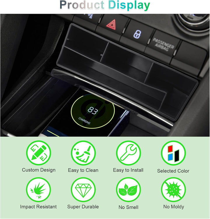 GAFAT Skod-a Kodiaq Karoq 2017-2022 2023 Armlehne Mittelkonsole Aufbewahrungsbox, Karoq Organizer Tr