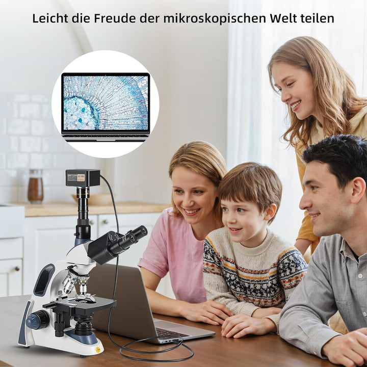Swiftcam 10 Megapixel Kamera für Mikroskope, mit Reduzierobjektiv, Kalibrierungskit, Eyetube-Adapter