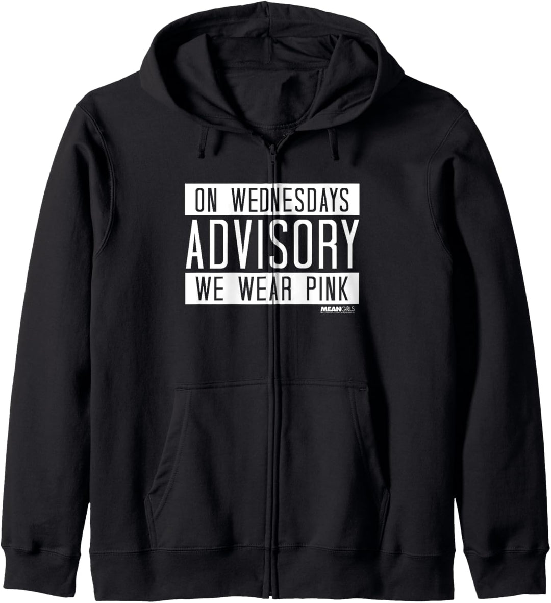 Mean Girls Advisory tragen mittwochs Rosa Kapuzenjacke