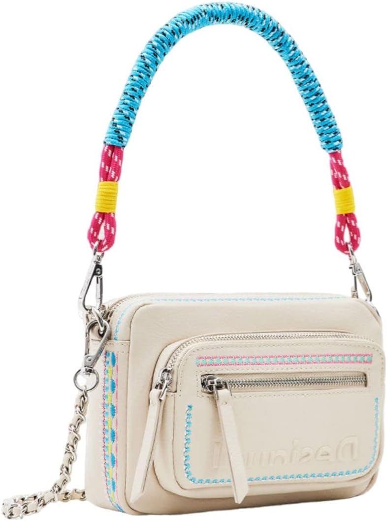 Desigual Damen Bag_Raven_Cambridge Mini 1001 RAW Weiss, Weiss