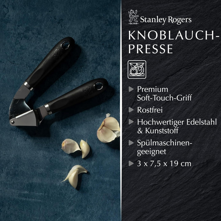 Stanley Rogers Knoblauchpresse Pride – Frischer Knoblauch ganz einfach mit der Handpresse gepresst –