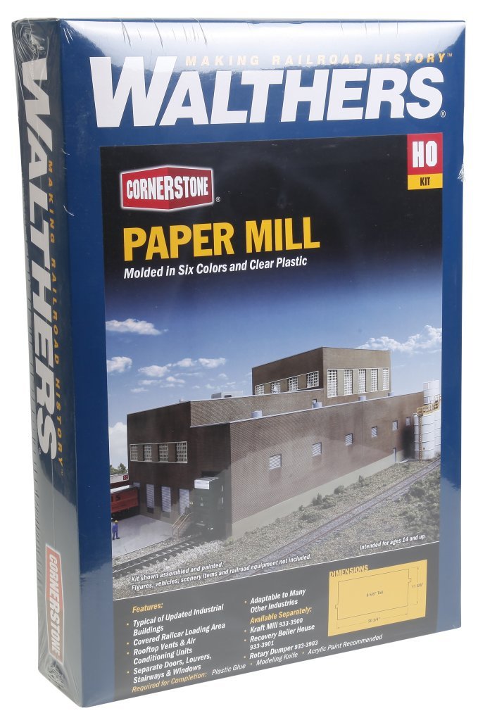 Walthers Cornerstone 933-3902 - Papiermühle Superior Paper, Gebäude