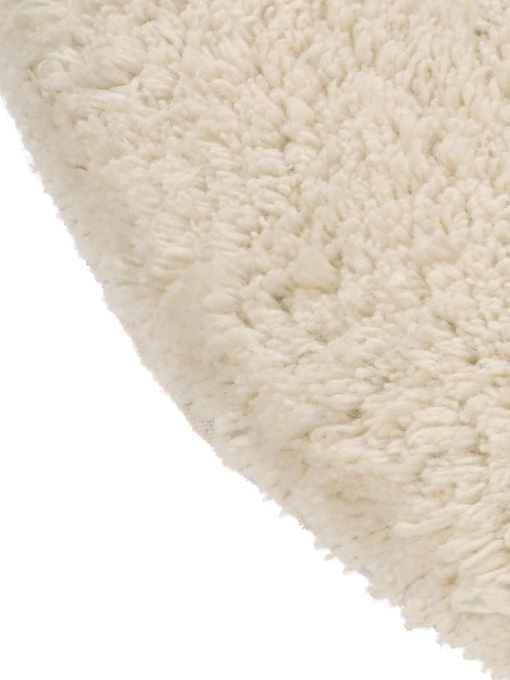 RugVista Badematte Breeze, ∅ 70 cm, Rund, Mittelflor, Anti-Rutsch, Moderner Badteppich, Maschinenwas