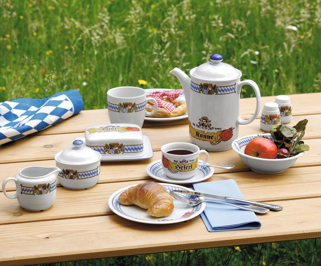 Seltmann Weiden Untertasse zur Kaffeetasse 14,5 cm 6 Stück Compact Bayern, 6 Stück