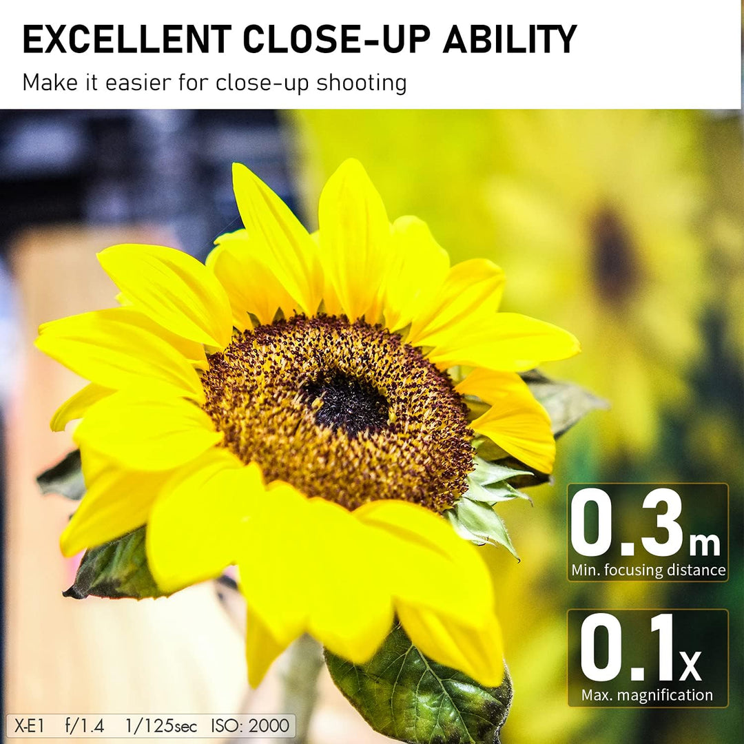 VILTROX 23mm F1.4 X Autofokus APS-C Grosse Blende Augenfokus Objektiv für Fujifilm X-Mount Kamera X-