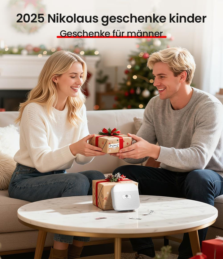 Phomemo Q31 Tragbares Etikettiergerät Mini Labelmaker, Bluetooth Labeldrucker für iOS & Android, Bes