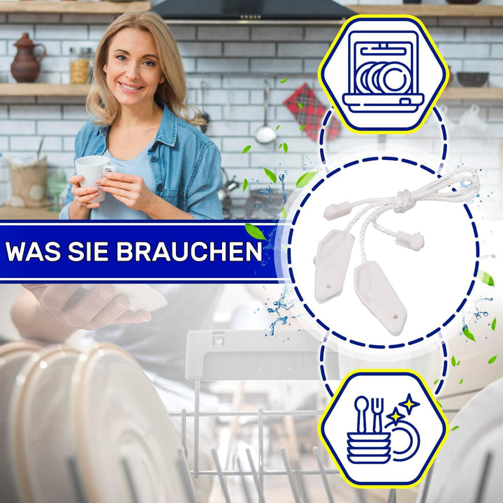 2 Stück Kabel für die Tür des Geschirrspüler mit Originalcode 00611370 611370 für Bosch Spülmaschine