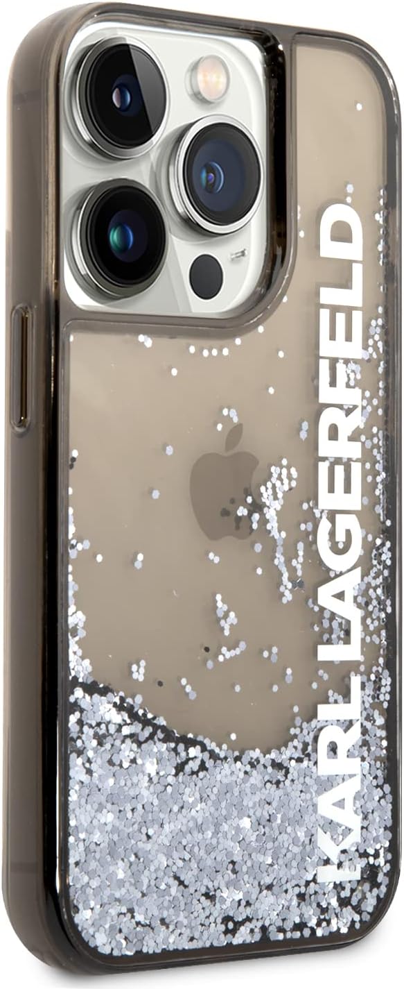 KARL LAGERFELD KLHCP14XLCKVK Hülle für iPhone 14 Pro Max 6,7" Schwarz hardcase L
