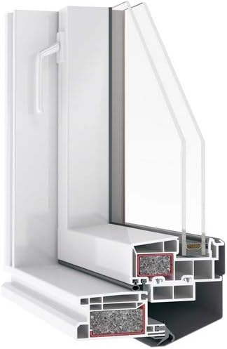 AFG - Skylight Kunststoff Dachfenster PVC 78 x 118 mit Eindeckrahmen Schwingfenster