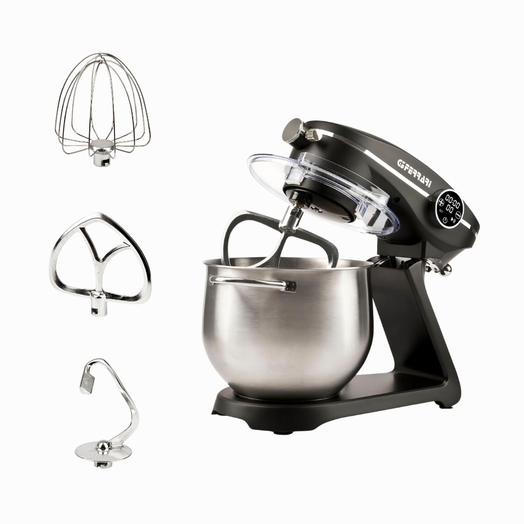 G3 Ferrari G20137 Pastaio Elegance Planetenknetmaschine mit direkter Steckdose, 1800 W (2300 W max),