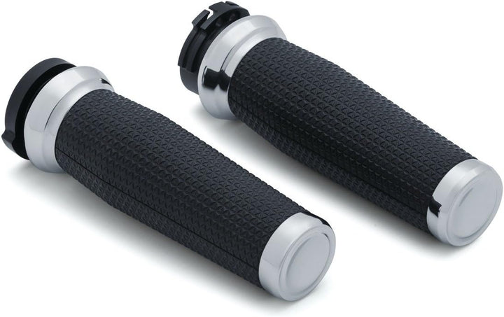 Kuryakyn 5940 Thresher Lenkergriffe für Gashebel und Kupplung, Doppelkabel Gasgriffsteuerung: 1996-2