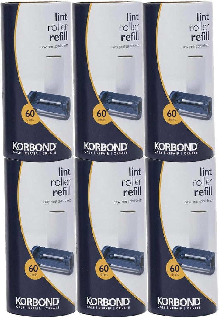 Korbond Fusselroller und Nachfüllset – 451 Blatt – 1 Fusselrolle Plus 8 Nachfüllrollen – Entfernen S