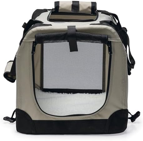Karlie 506729 Transportbox Fun, Nylon, grey, 47x35x35 cm