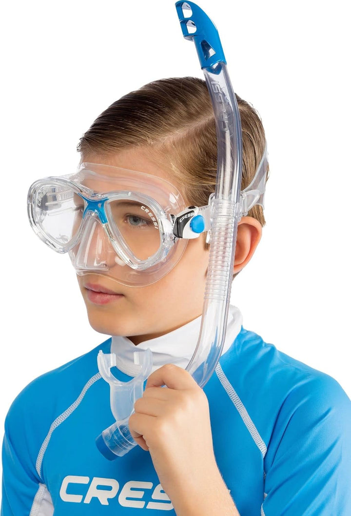 Cressi Marea Jr - Maske oder Maske Marea Jr + Schnorchel Top zum Tauchen und Schnorcheln, Einheitsgr