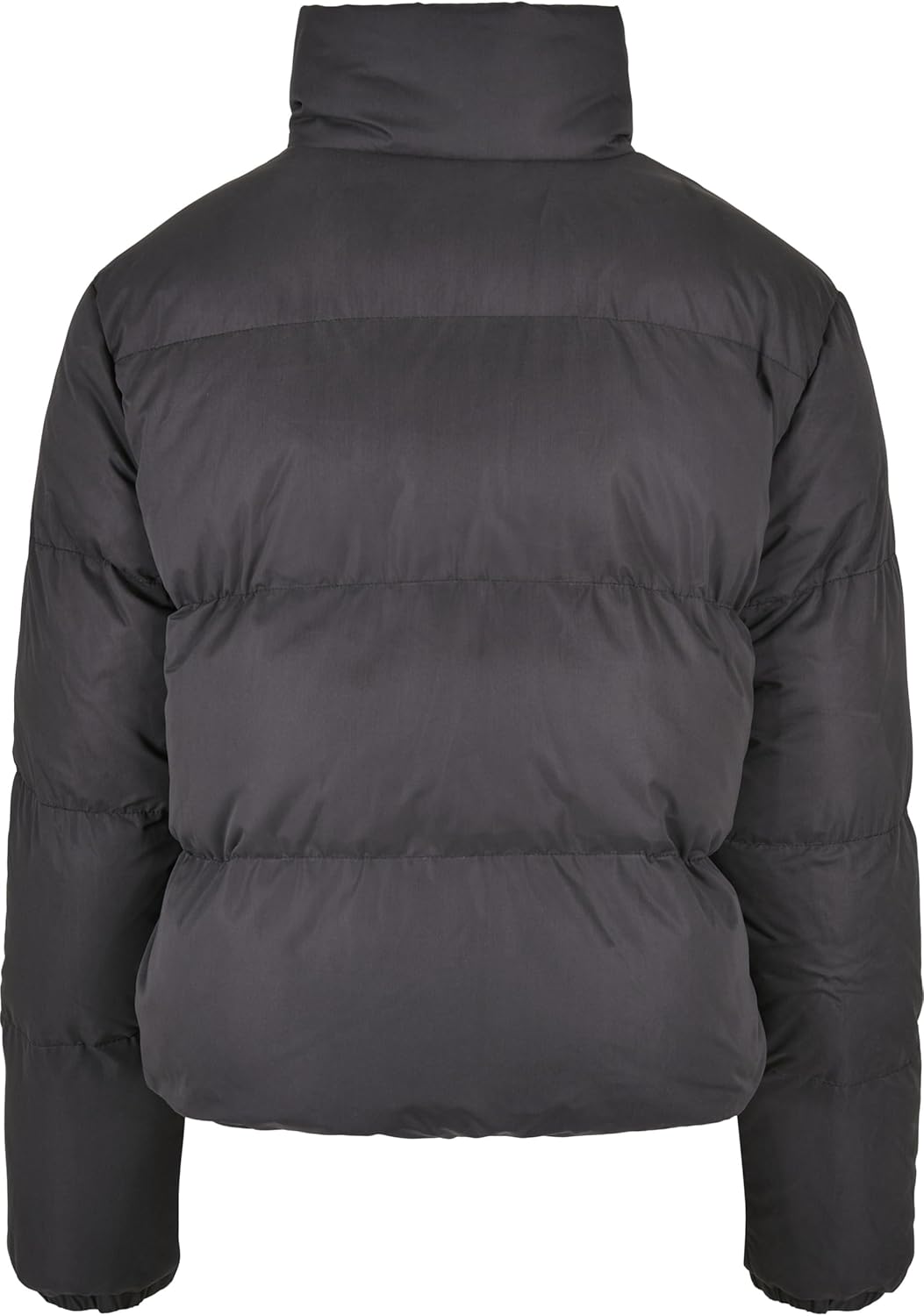 Urban Classics Damen Ladies Short Peached Puffer Jacket Jacke S Schwarz, S Schwarz