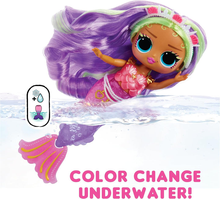 L.O.L. Surprise! Tweens - Mermaid Cleo Cove - Modepuppe mit Farbwechselndem Schwanz, Beweglicher Flo