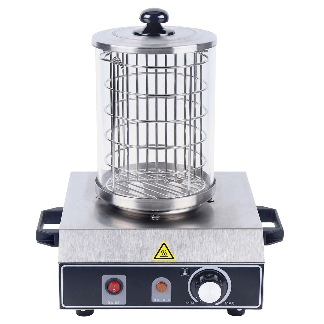 HotDog Maker Profi Würstchenwärmer Würstchenkocher Edelstahl Bockwurstkocher 350w silber