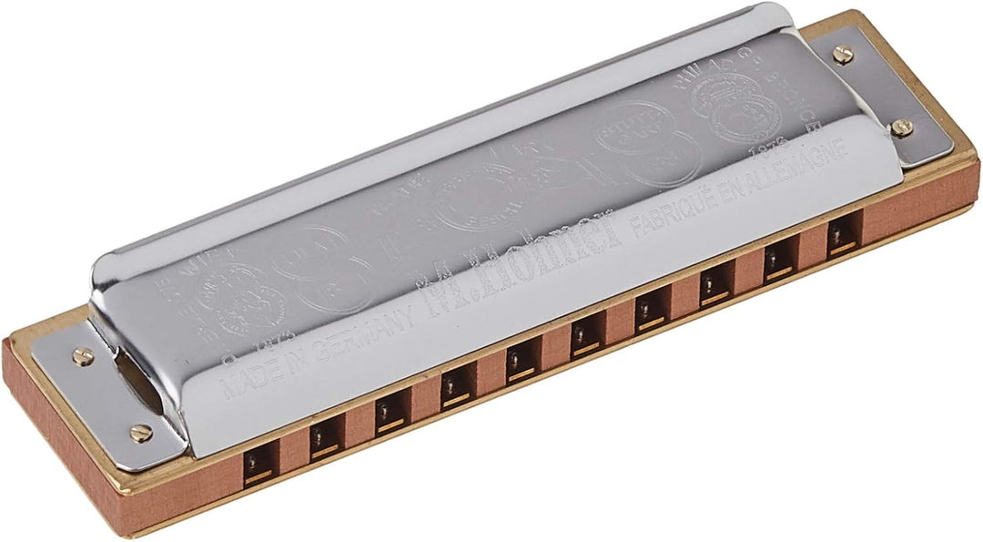 Hohner 1896BX-C Marine Band in C, Chrome, 10 Single, Single