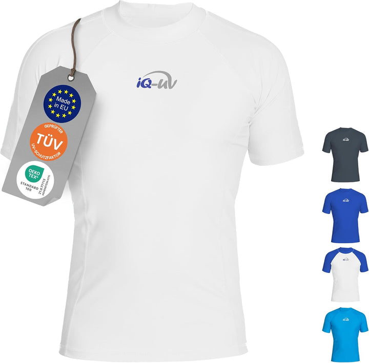 iQ-UV Shirt Herren Slim Fit Weiss (Weiss) S, Weiss (Weiss) S