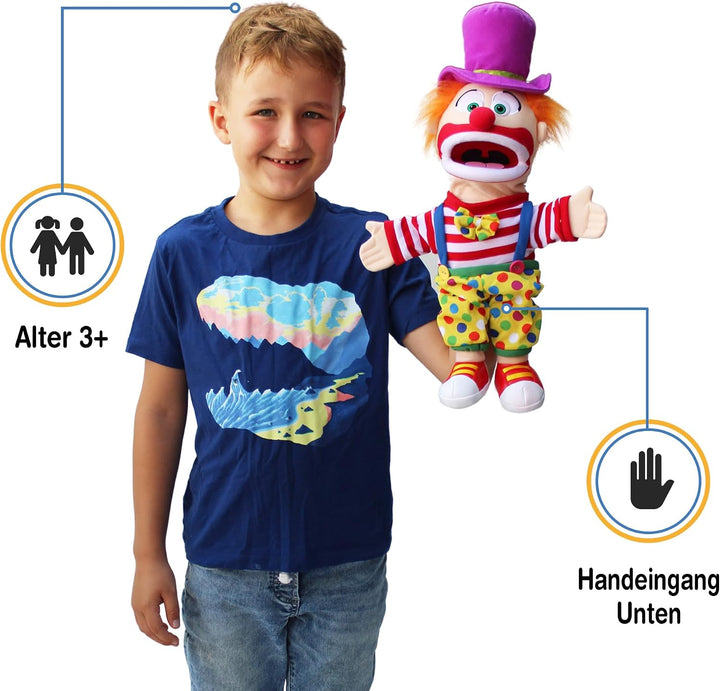 SiLLy puppets Clown, Handpuppe, 40 cm