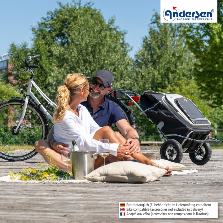 ANDERSEN Einkaufstrolley - Royal Shopper Hydro 2.1 schwarz 62 L Bike, Einkaufsroller, Rucksack, Ther