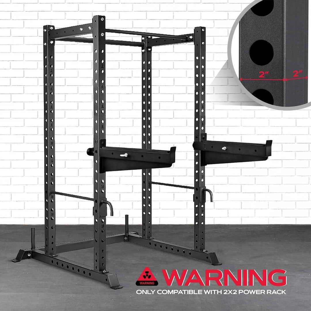 Yes4All Premium Barbell Safety Squat Bar Attachment - 1,000 LBS (453 kg) Capacity Squat Rack Spotter
