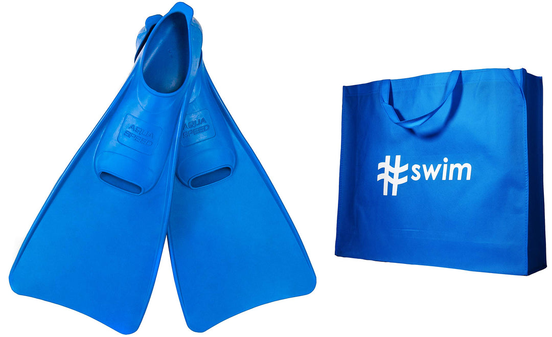 Aqua Speed Fusion Lange Schwimmflossen für Erwachsene und Kinder + ULTRAPOWER #Swim | Trainingsfloss