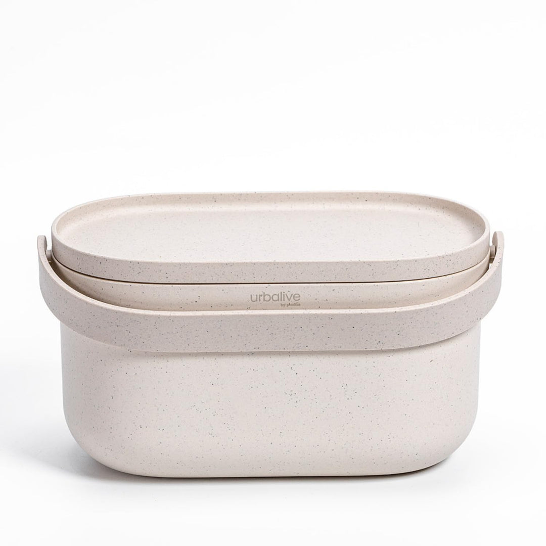 Urbalive Design Biomülleimer Küche 4L - Komposteimer Küche mit Deckel - Kleiner Mülleimer für alltäg