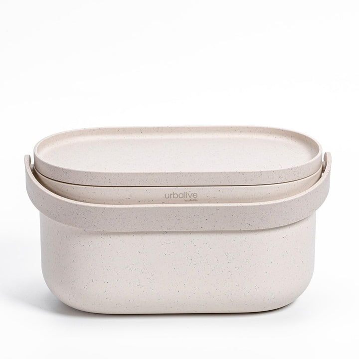 Urbalive Design Biomülleimer Küche 4L - Komposteimer Küche mit Deckel - Kleiner Mülleimer für alltäg