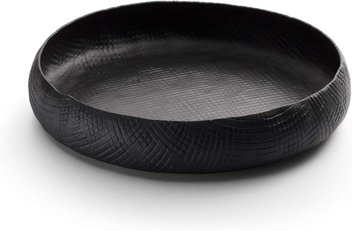 OUTBACK Schale Oval - 11,5 (h) cm 32 x 27 x 11,5 cm Schwarz, 32 x 27 x 11,5 cm Schwarz