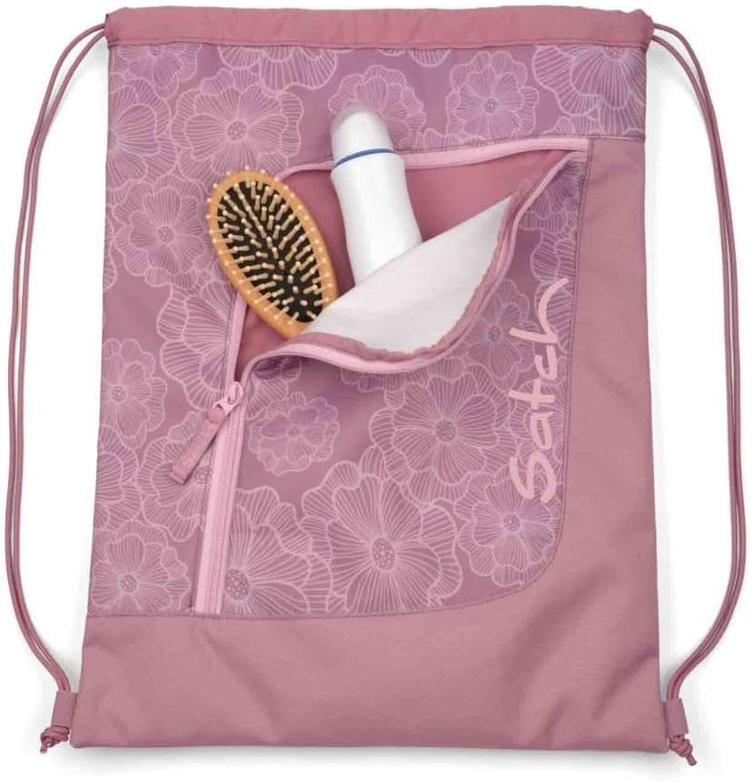 Satch Match Schulrucksack Set 3tlg. inkl. Schlamperbox und Sportbeutel (Magnolia Dream), Magnolia Dr