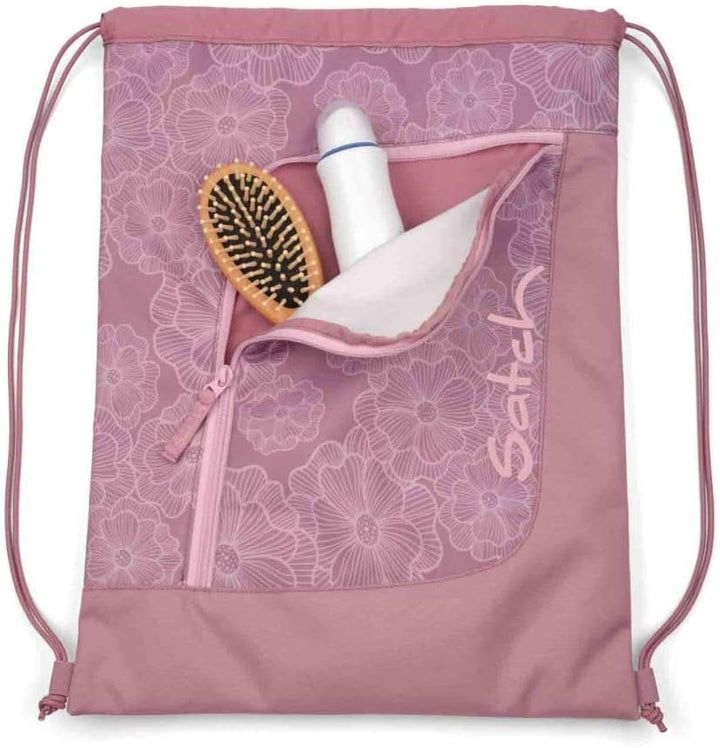 Satch Match Schulrucksack Set 3tlg. inkl. Schlamperbox und Sportbeutel (Magnolia Dream), Magnolia Dr