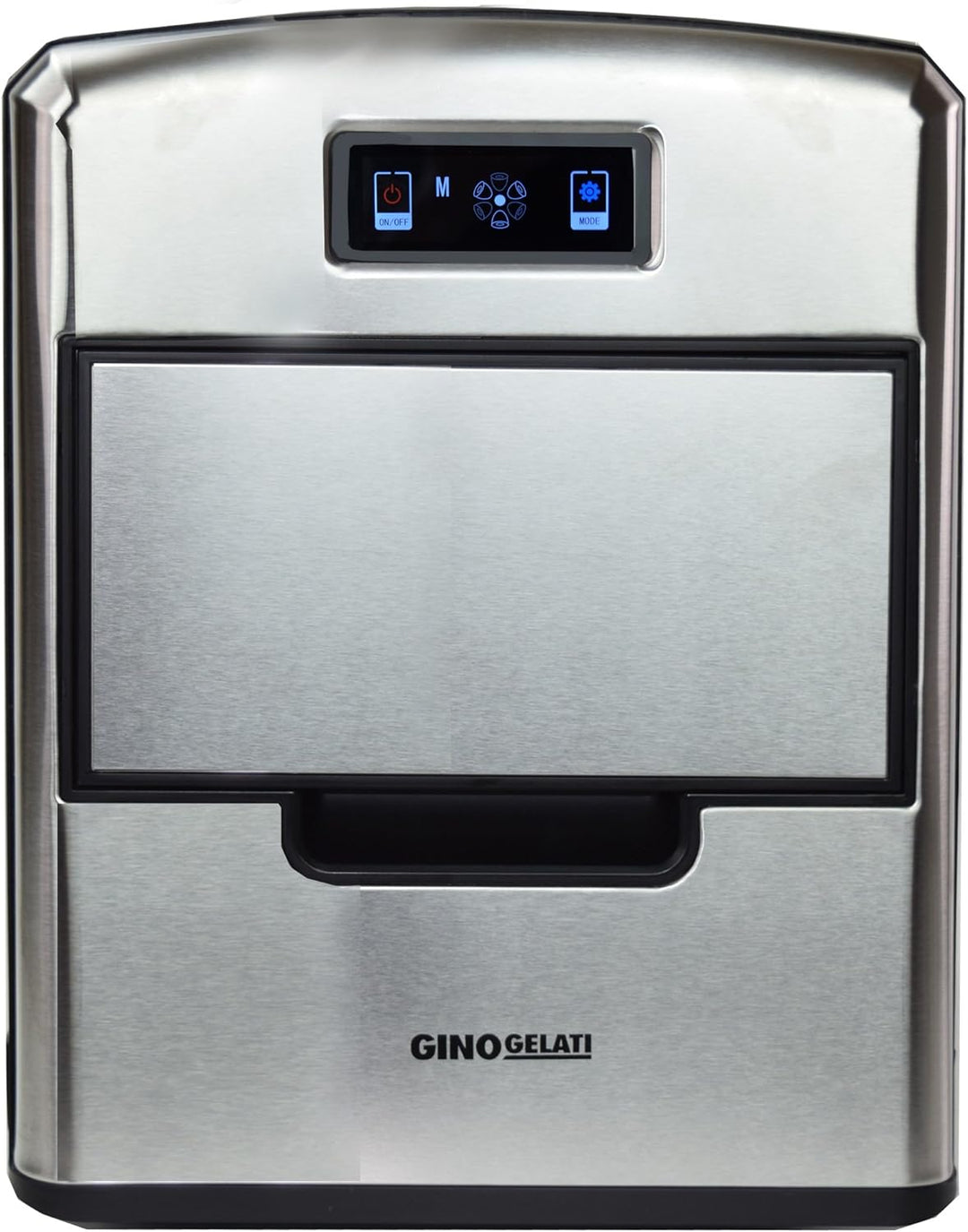 Gino Gelati GG-175W de Luxe Digitaler Edelstahl Eiswürfelbereiter Eiswürfelmaschine Icemaker