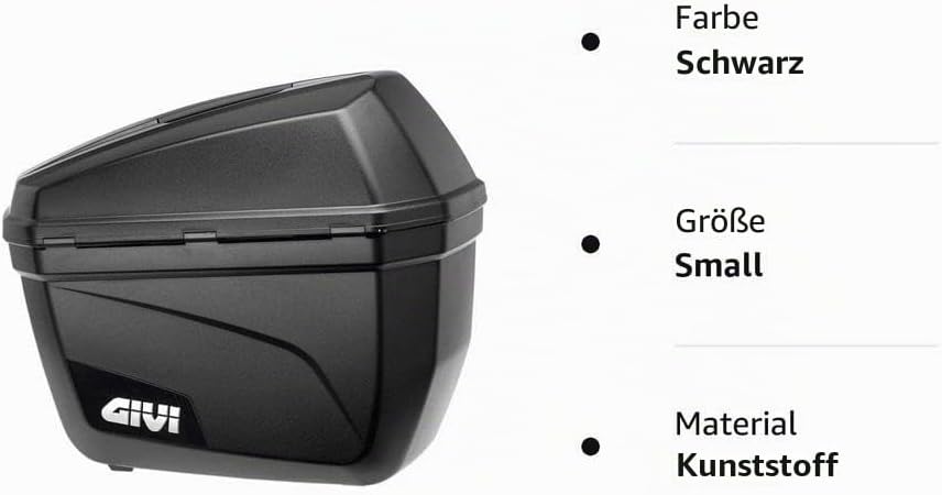 Givi E22N Cruiser Seitenkoffer-Satz Monokey, Schwarz Matt