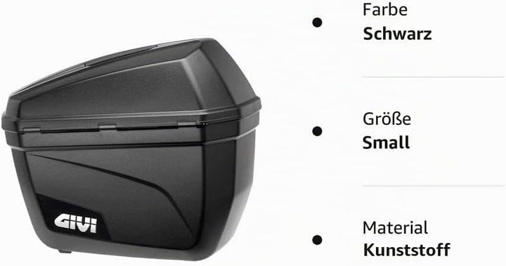 Givi E22N Cruiser Seitenkoffer-Satz Monokey, Schwarz Matt