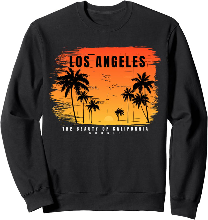 Vintage Los Angeles California LA Strand Sonnenuntergang Sweatshirt