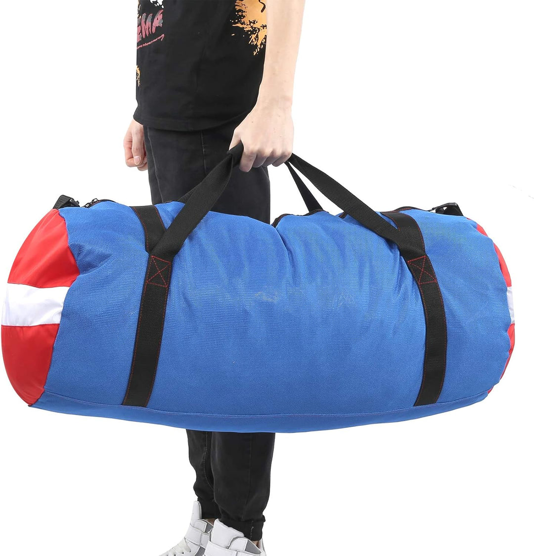 Alomejor 100L Diving Mesh Seesack PVC Oxford Large Scuba Mesh Duffle Gear Umhängetasche für Taucher