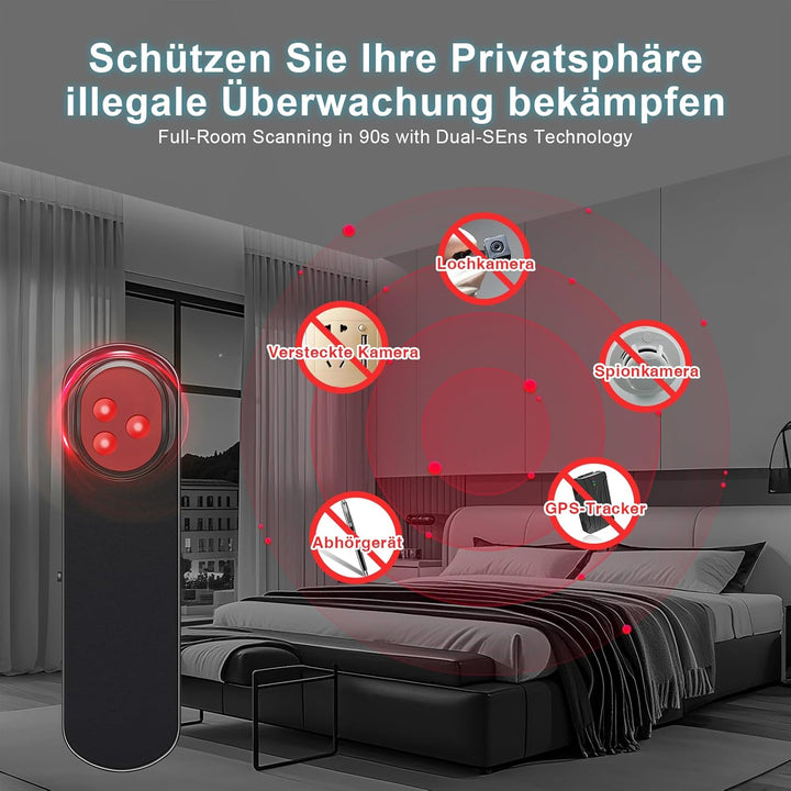 Wanzen Detektor, Kamera Detektor RF Wireless GPS Tracker Finder Detektor Abhörwanzen Aufspüren Verst