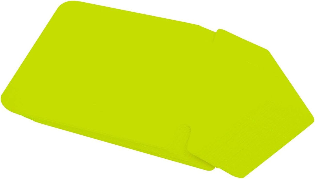 folia 669 911 - Werbesymbol Pfeil, ca. 35 cm, 20 Stück, leuchtgelb aus doppelseitigem Leuchtkarton P