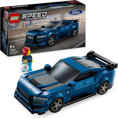 LEGO Technic Mack LR Electric Müllwagen, Müllauto-Modell & Speed Champions Ford Mustang Dark Horse S