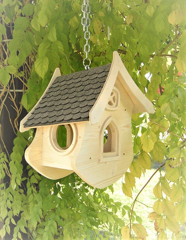 Vogelhaus Liselle Bausatz grau Manufaktur Martinshof Höhe ca.: 40,00 cm Breite ca.: 33,00 cm Tiefe c