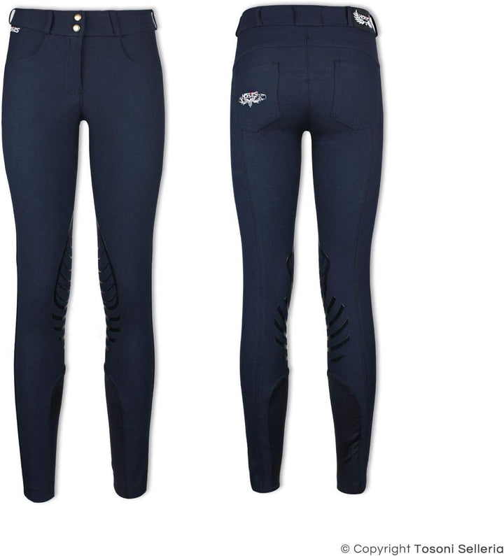 Horses "Aurora Damenhosen ITA 46 / DE 42 Blau, ITA 46 / DE 42 Blau