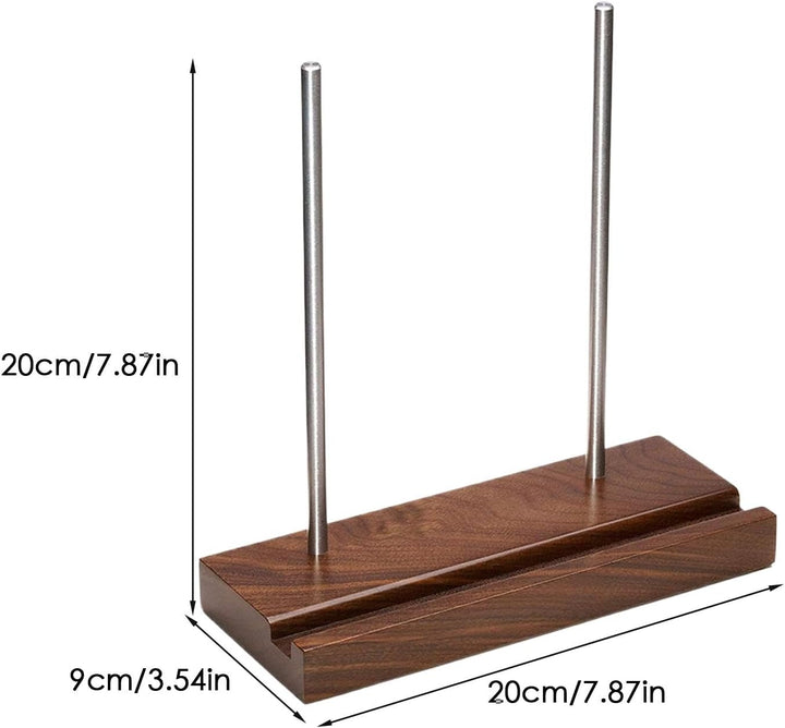 Schallplattenständer 20x9x20cm Wood Plattenhalter Vinyl Schallplatten Aufbewahrung Aufzeichnungstabe