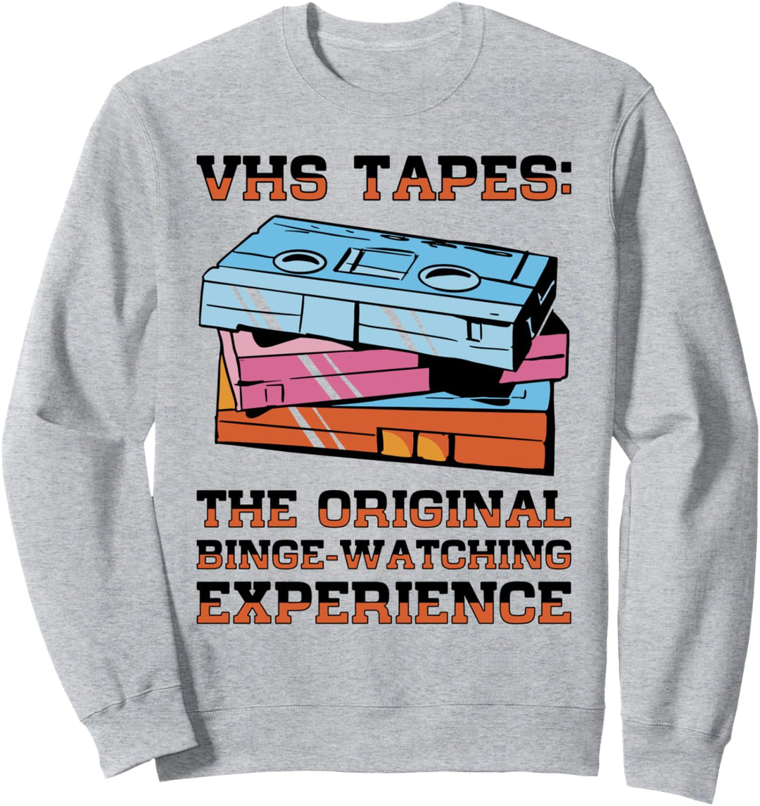Vintage Movie Lover Retro VHS Tape 80er 90er Jahre Nostalgie Sweatshirt