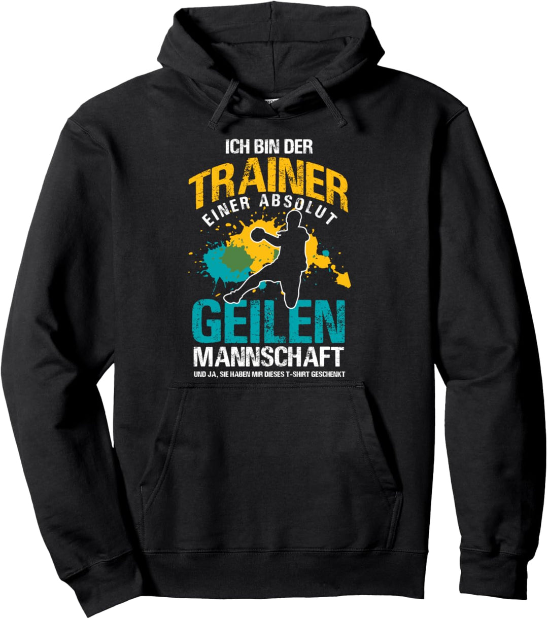 Handball Trainer Coach Handballer Ball Handballerin Geschenk Pullover Hoodie