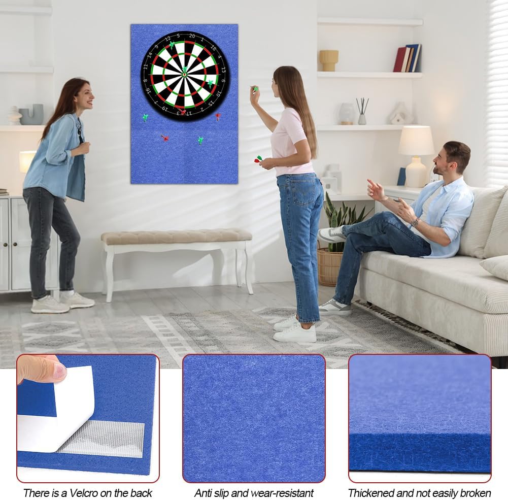 Dartboard Wandschutz, Dart Wandschutz Filz, Wandumrandung für Dartboard, Dart Schutz Wand Darts Wand
