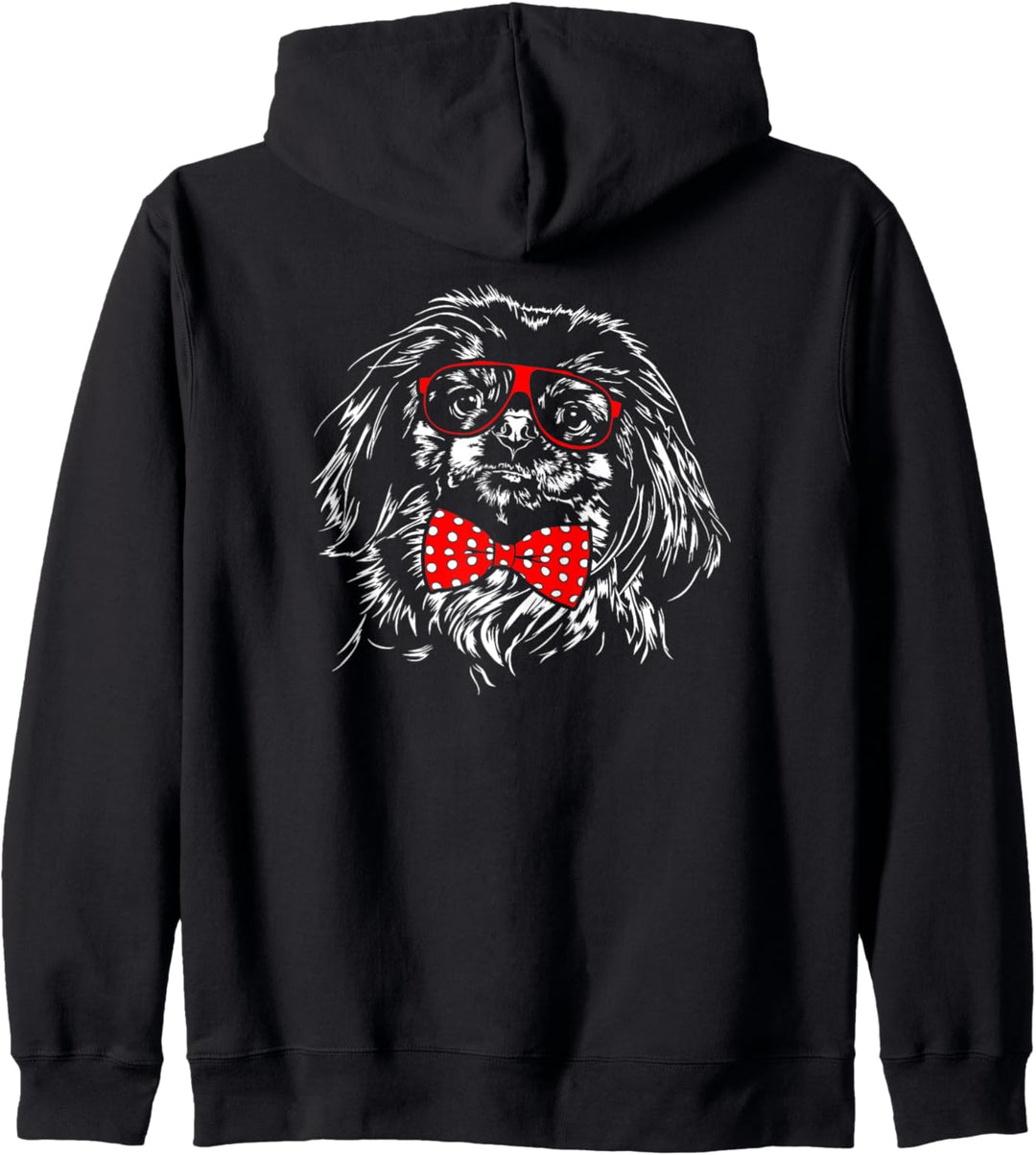 Lustiger Pekingese Brille Pekinese Hund Hunde Kapuzenjacke