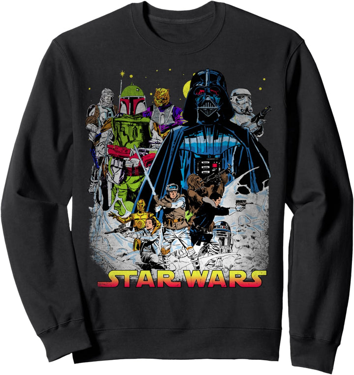 Star Wars Vintage Action Poster Sweatshirt