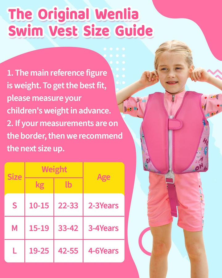 Kinder Schwimmjacke, Kleinkind Neopren Schwimmen Weste Schwimmtraining Hilfe Schwimmende Badeanzug m